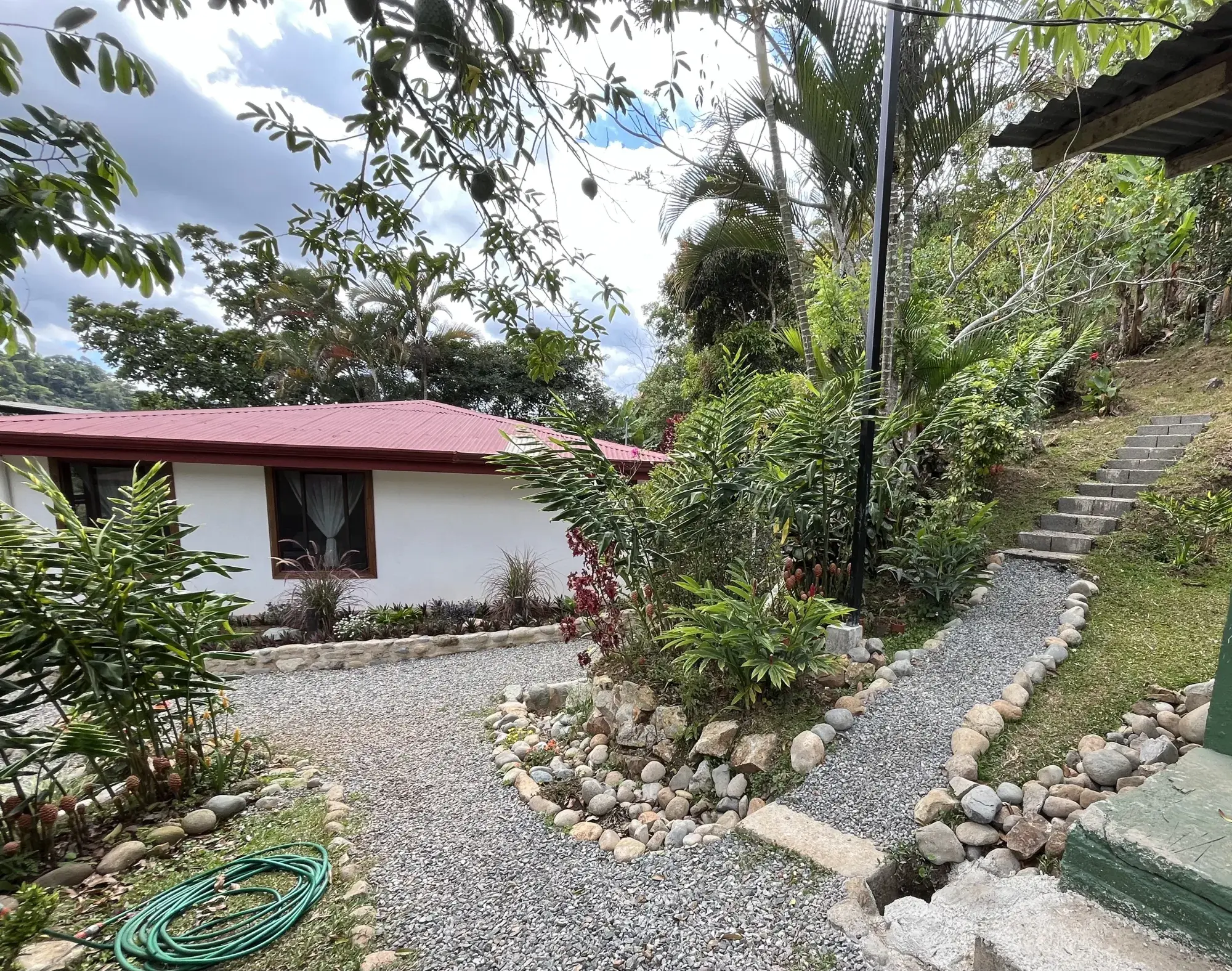 Workshop and storage space at the Costa Rica estate