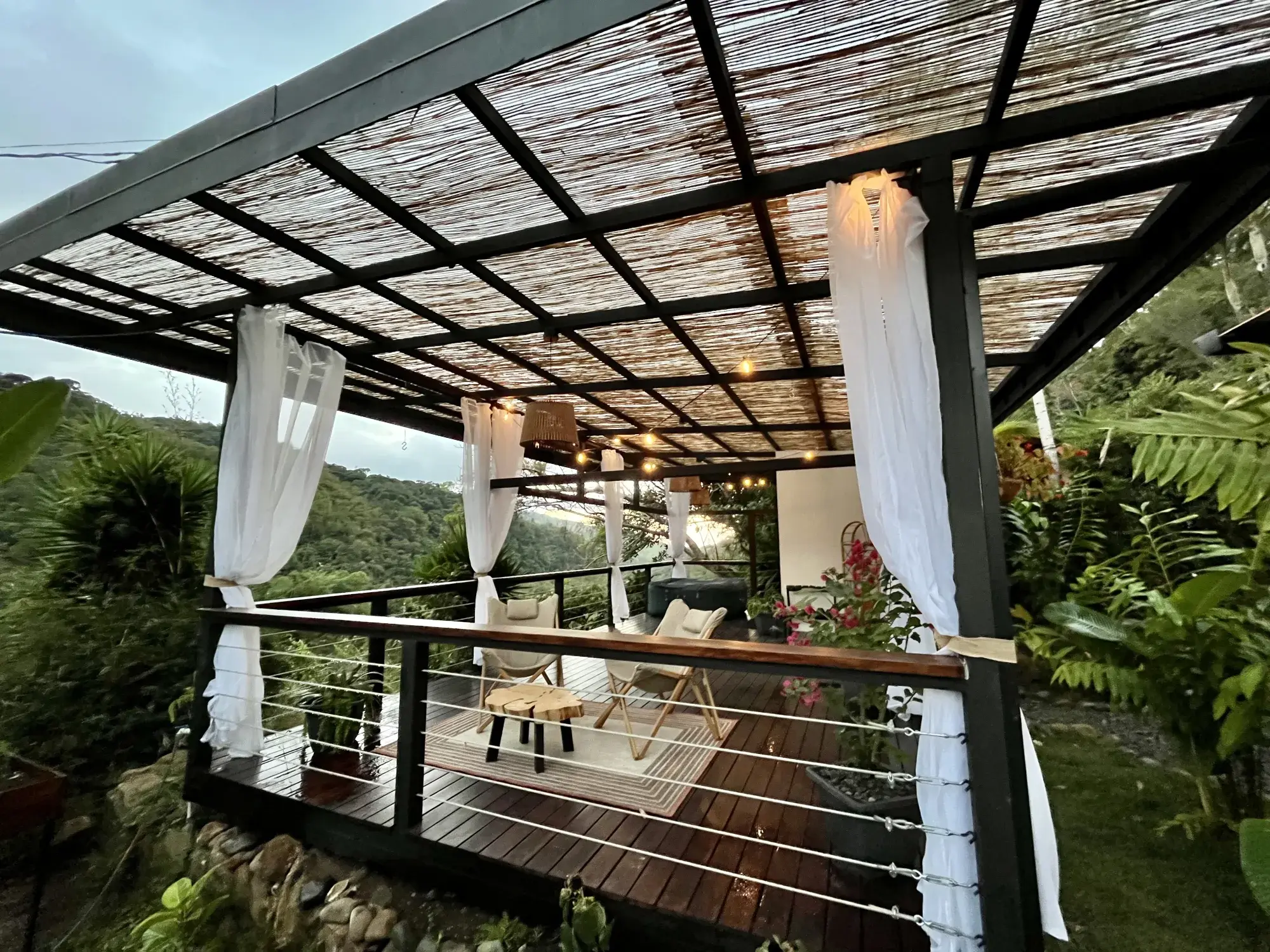 Wellness pavilion at the turnkey retreat property in Costa Rica