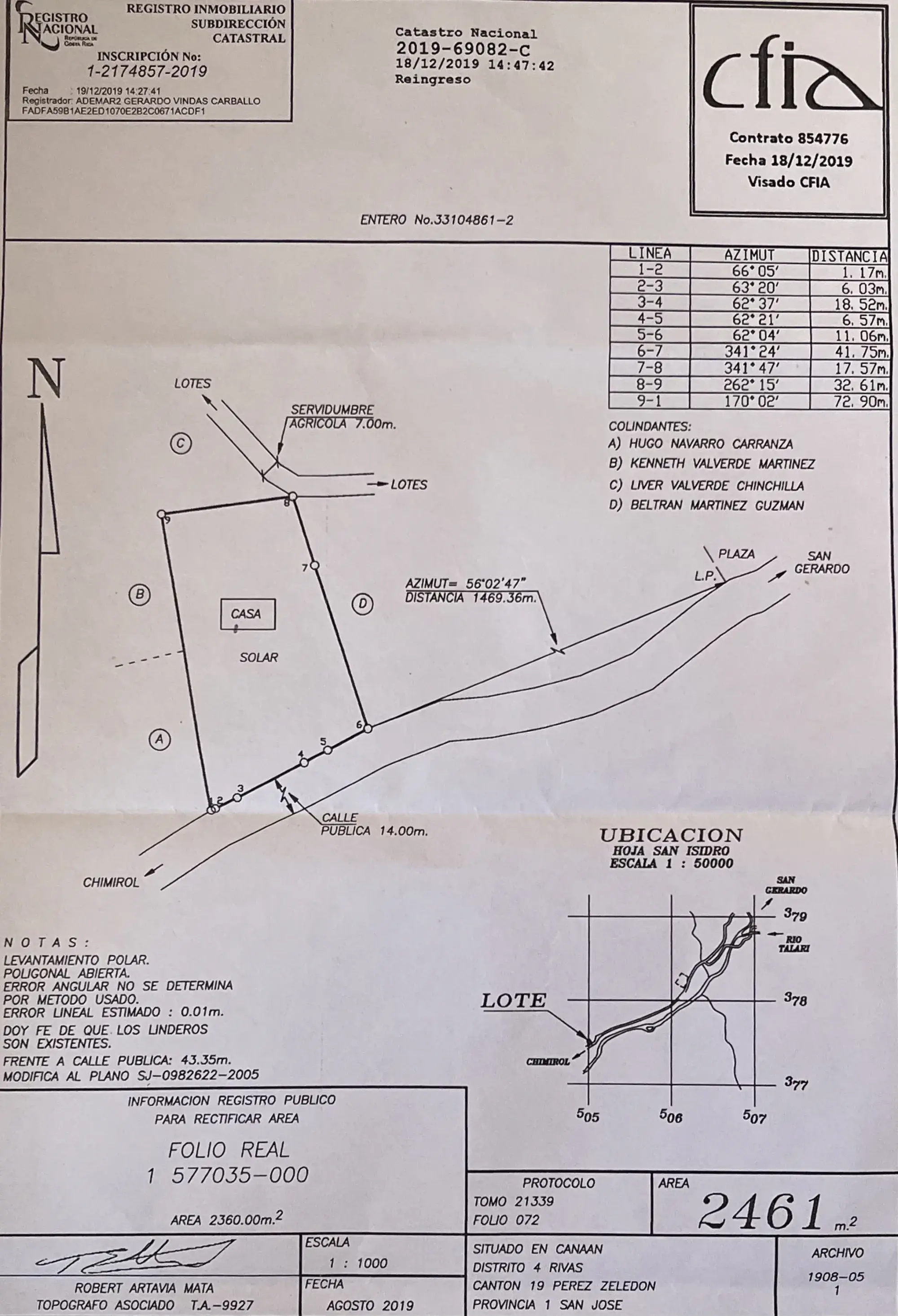 Floor plan of the two bedroom guest casita at the Costa Rica estate