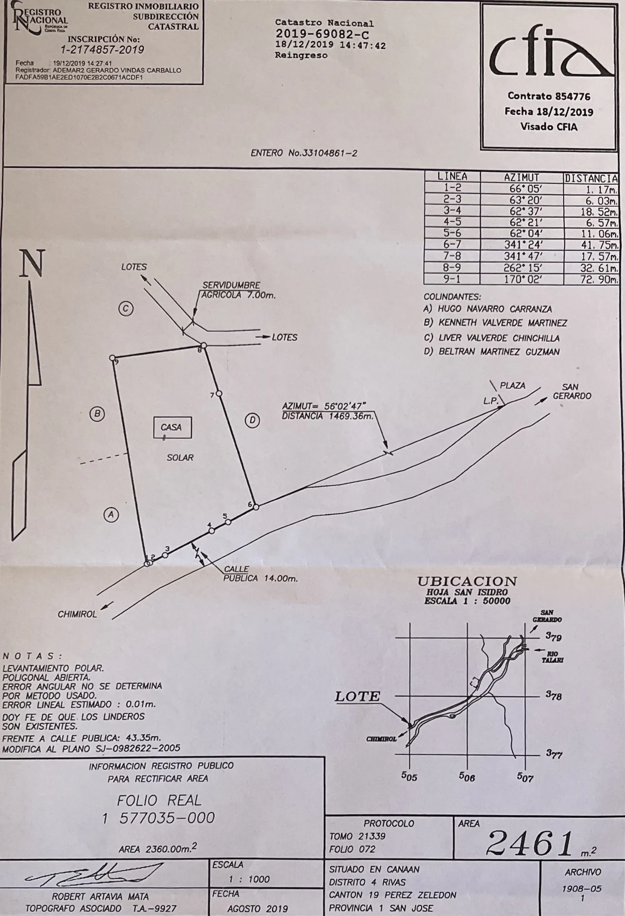 Floor plan of the two bedroom guest casita at the Costa Rica estate